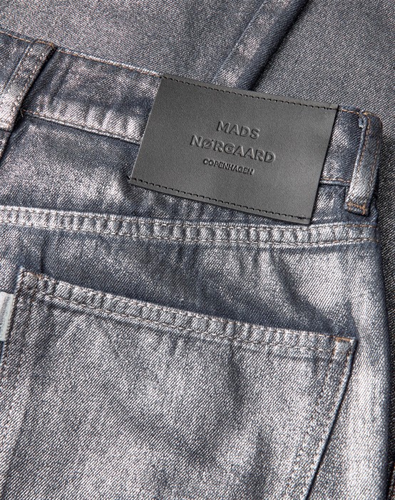 Metallic Christel Jeans - Gun Metal 
